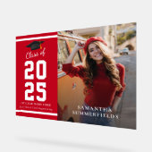 卒業式パーティー2025フォトグラード アクリルサイン (傾斜)