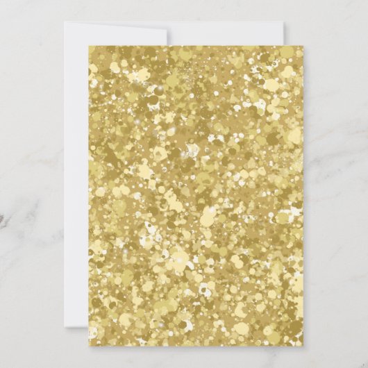 卒業式パーティー 招待状 (裏面)