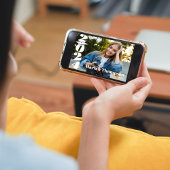 卒業式パープルタイポグラフィ写真教室2023 招待状