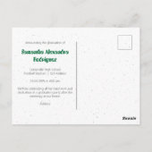 卒業式ファンキーのグリーンクラスはがき ポストカード (裏面)