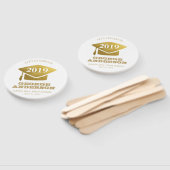 卒業式ファン – 金ゴールド卒業 ハンドファン (組立なし)