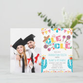 卒業式フィエスタメキシコパーティー写真 招待状 (スタンド正面)