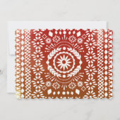 卒業式フェスタ招待状 | メキシコパーティー 招待状 (裏面)