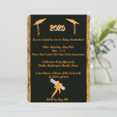 卒業式フラットアナウンスメントカード 案内状 (スタンド正面)