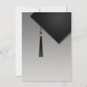 卒業式ブラックハットありがとう サンキューカード (裏面)