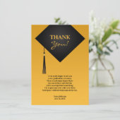 卒業式ブラックハットありがとう 招待状 (スタンド正面)