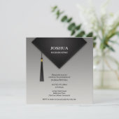 卒業式ブラックハット 招待状 (スタンド正面)