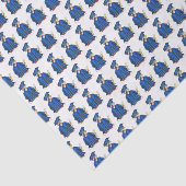 卒業式ブルーキャップガウン卒業証書 薄葉紙 (詳細)