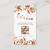 卒業式ベンモ大学ファンドQRコード エンクロージャーカード (正面)