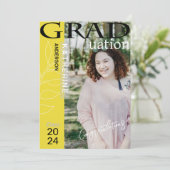 卒業式ポスター様式写真グリーン シーズンカード (スタンド正面)