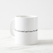 卒業式マグカップ コーヒーマグカップ (正面左)
