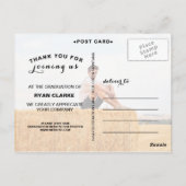 卒業式モダンのポストカード ポストカード (裏面)