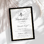 卒業式モダンの招待状を取る 招待状