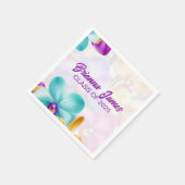 卒業式モダンスタイリッシュ紙ナプキン スタンダードカクテルナプキン (角)