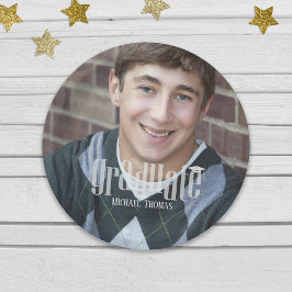 卒業式モダンパーティフォトカスタム ペーパープレート