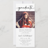 卒業式モダンパーティーデジタルイベント 招待状 (正面)