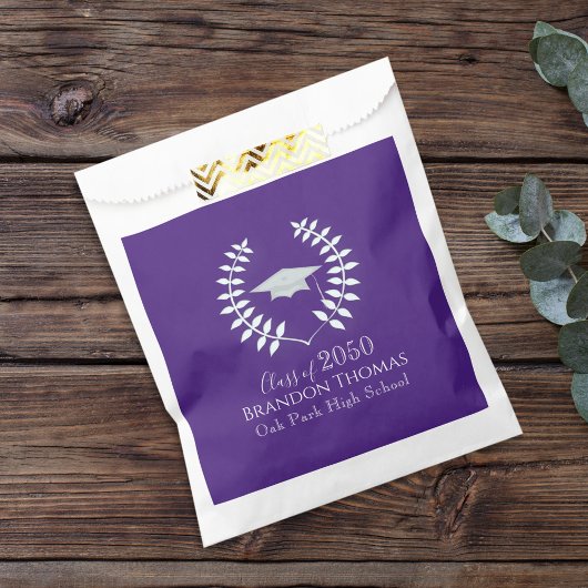 卒業式モダンモルタークラシックボード紫 フェイバーバッグ