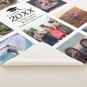 卒業式モダンInstagramシック写真コラージュ シェルパブランケット (3/4)