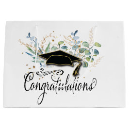 卒業式ユーカリ祝い ラージペーパーバッグ