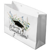 卒業式ユーカリ祝い ラージペーパーバッグ (正面アングル)