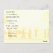 卒業式ラインアップ写真保存日 ポストカード (裏面)