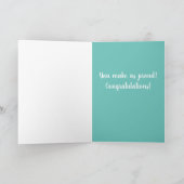 卒業式レオンバーガー カード (内部)