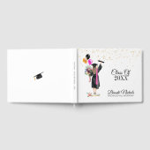 卒業式レバーズパーティープロムゲストブックガールズ ゲストブック (全面)