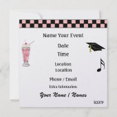 卒業式ロッキンのまわりにザクロックパーティー- SRF 招待状 (裏面)