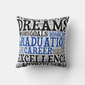 卒業式ワードクラウド装飾用クッション クッション (裏面)