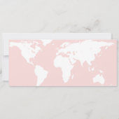 卒業式ワールドトラベラーボーディングパス招待状 招待状 (裏面)