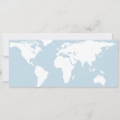 卒業式ワールドトラベラーボーディングパス招待状 招待状 (裏面)