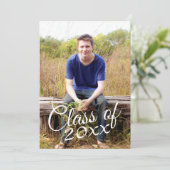 卒業式写真のお知らせ招待状クラス 招待状 (スタンド正面)