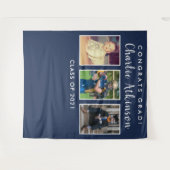 卒業式写真コラージュ背景バナー タペストリー (正面(横))