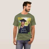 卒業式写真自慢の父Tシャツ Tシャツ (正面フル)