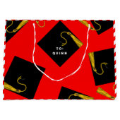 卒業式大抱き枕 ラージペーパーバッグ (正面)