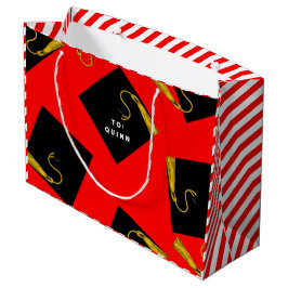 卒業式大抱き枕 ラージペーパーバッグ