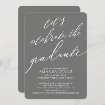 卒業式大祝学招待状