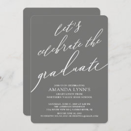 卒業式大祝学招待状 招待状