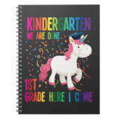 卒業式幼稚園卒業が1年生を驚かす ノートブック (正面)