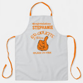卒業式強パーティー調理器 エプロン (正面)