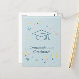 卒業式感謝のポストカード ポストカード