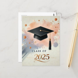 卒業式感謝のポストカード ポストカード