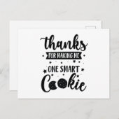 卒業式感謝の気持ちを伝える教師への感謝のクッキー ポストカード (正面/裏面)