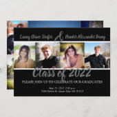 卒業式招待状の案内 招待状 (正面/裏面)