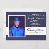 卒業式招待状カード 招待状 (正面)