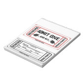 卒業式招待状パーティービーフキャンディラッパー ノートパッド (回転)