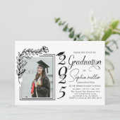 卒業式招待状2025年度発表区分 招待状 (スタンド正面)