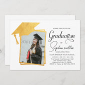 卒業式招待状2025年度発表区分 招待状 (正面/裏面)