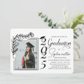 卒業式招待状2025年度発表区分 招待状 (スタンド正面)