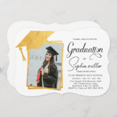 卒業式招待状2025年度発表区分 招待状 (正面/裏面)